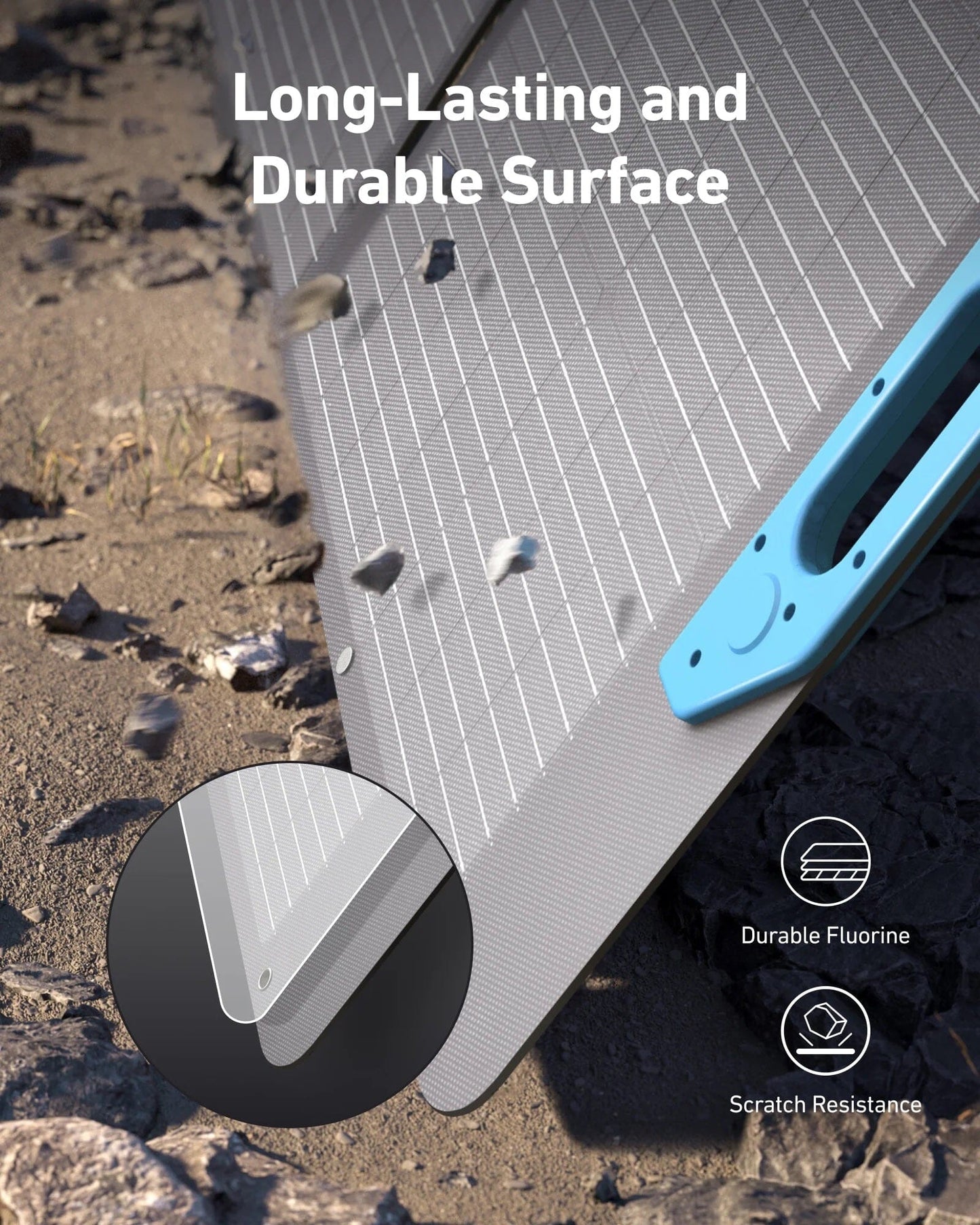 Anker SOLIX PS100 Portable Solar Panel - 100 Watt Monocrystalline, IP67 Waterproof