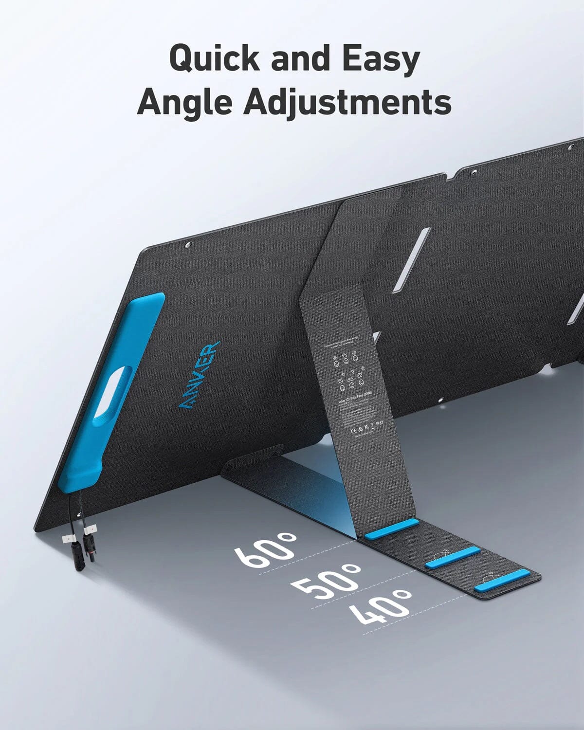 Anker SOLIX PS400 Portable Solar Panel - 400 Watt, IP67 Waterproof