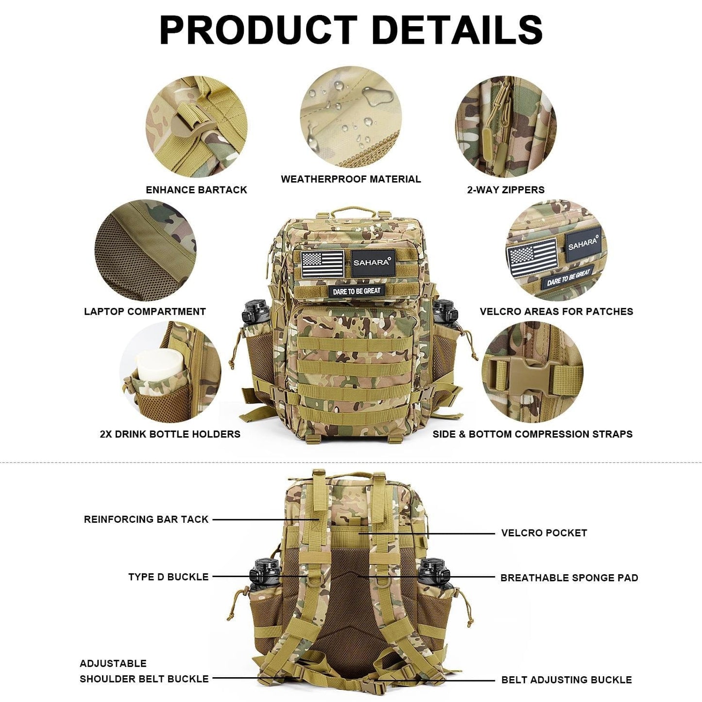 Raider Series Travel Bag & Laptop Backpack for Laptops up to 17.3-inch