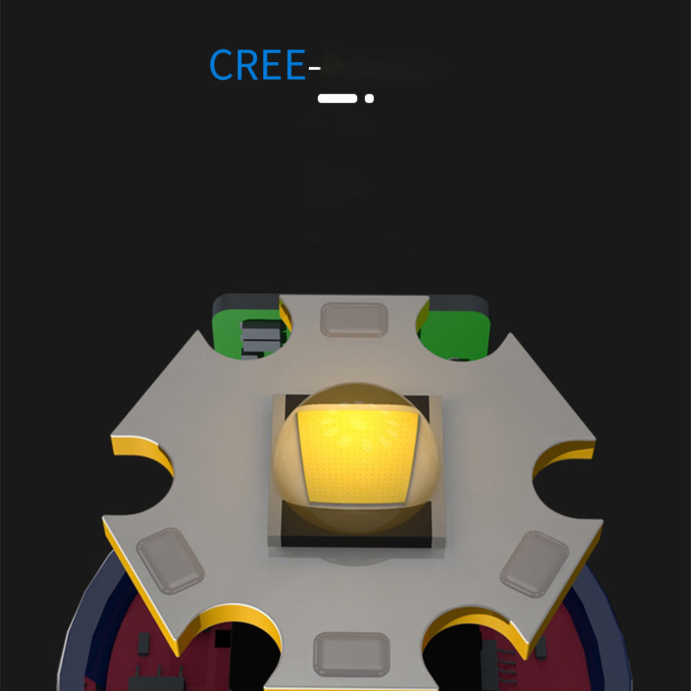 Titanium alloy ultra-bright flashlight with magnetic charging and secure magnetic attachment, designed for rugged durability and versatile hands-free illumination