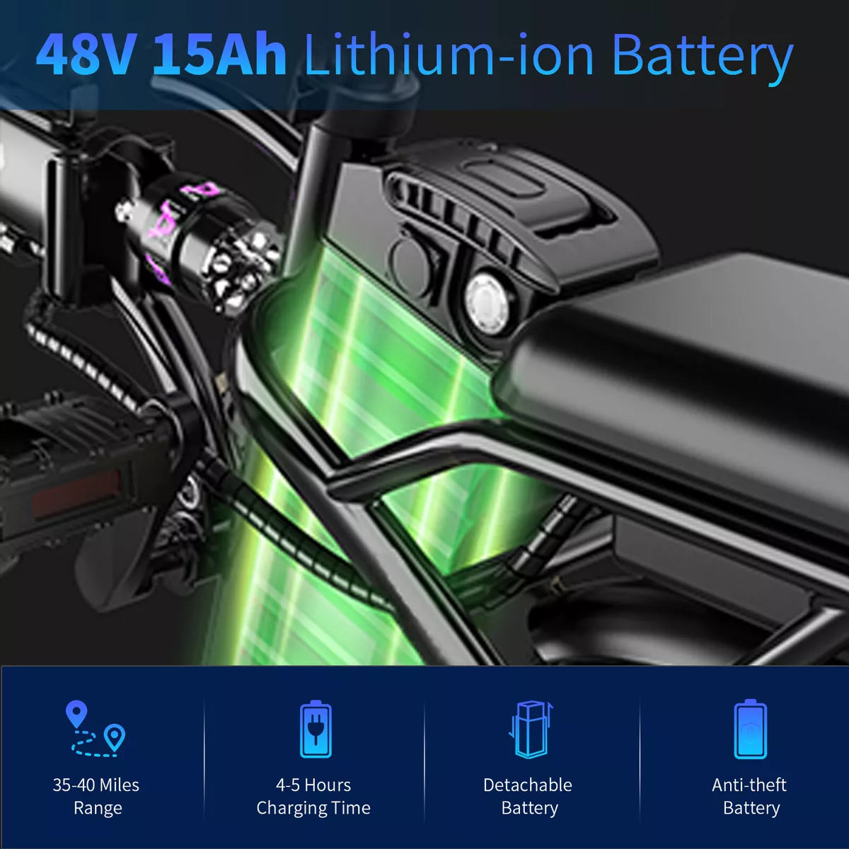 EBK 14" 400W 48V Folding Electric Bike Bicycle E-bike City ebike