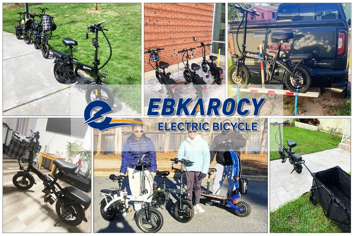 EBK 14" 400W 48V Folding Electric Bike Bicycle E-bike City ebike