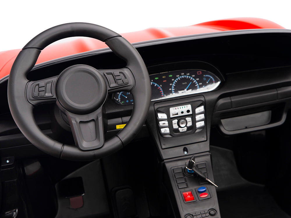 Super Sport 24V Big Kids Ride On 180W Brushless Motor and Real Rubber Tires