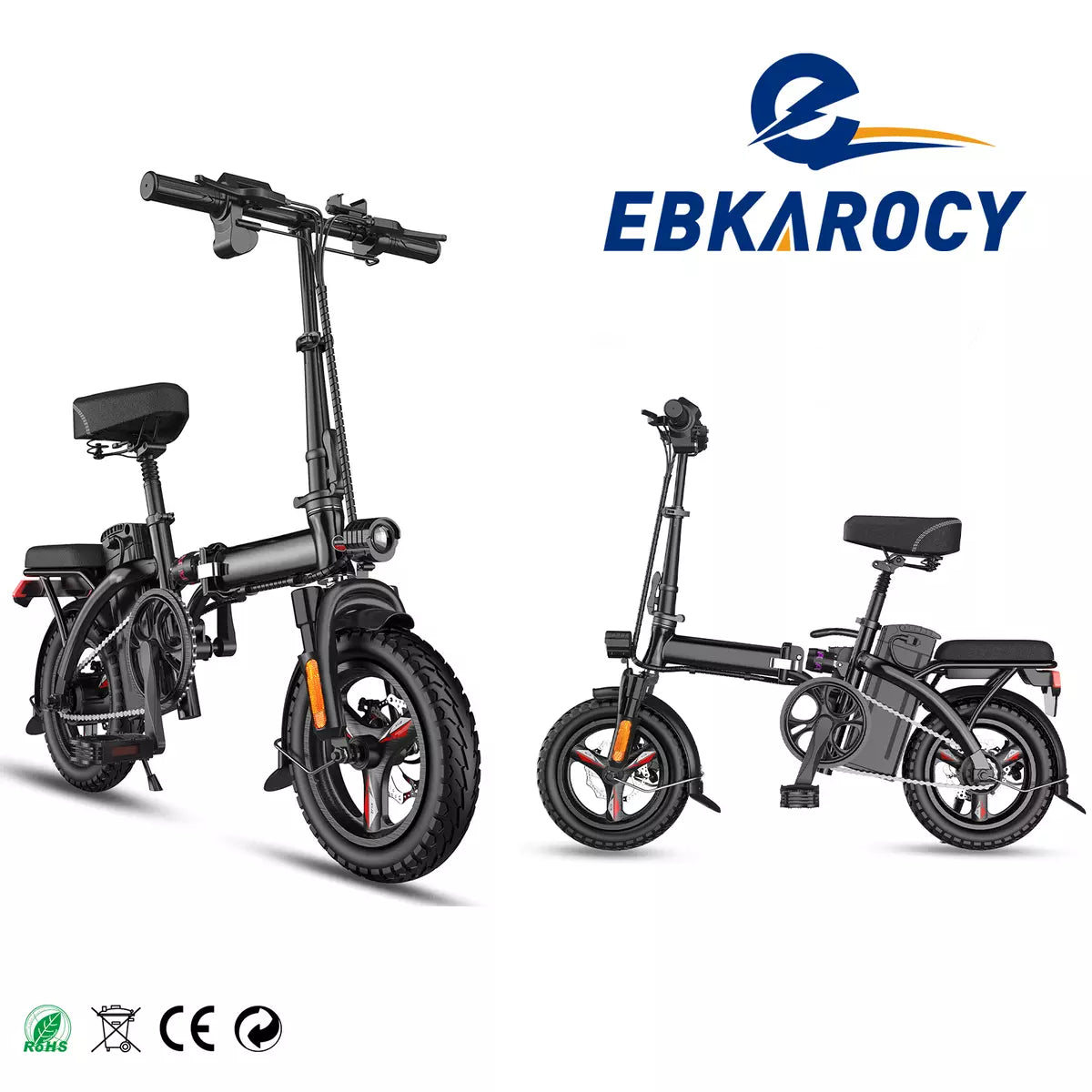 EBK 14" 400W 48V Folding Electric Bike Bicycle E-bike City ebike